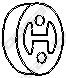 BOSAL 255-383 Rubber Strip, exhaust system